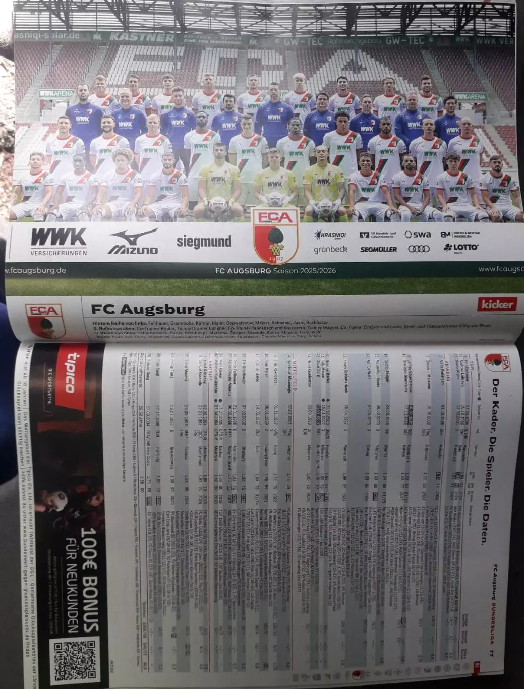 Kicker Bundesliga 2025/26 3