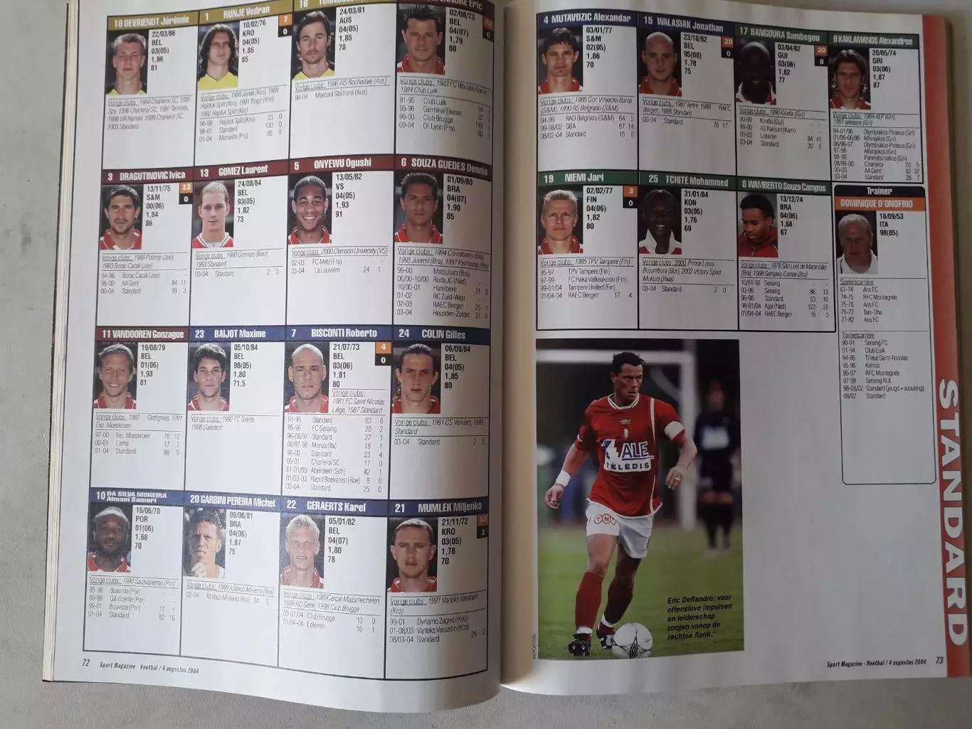 Sport Voetbal magazine 2004/05 2