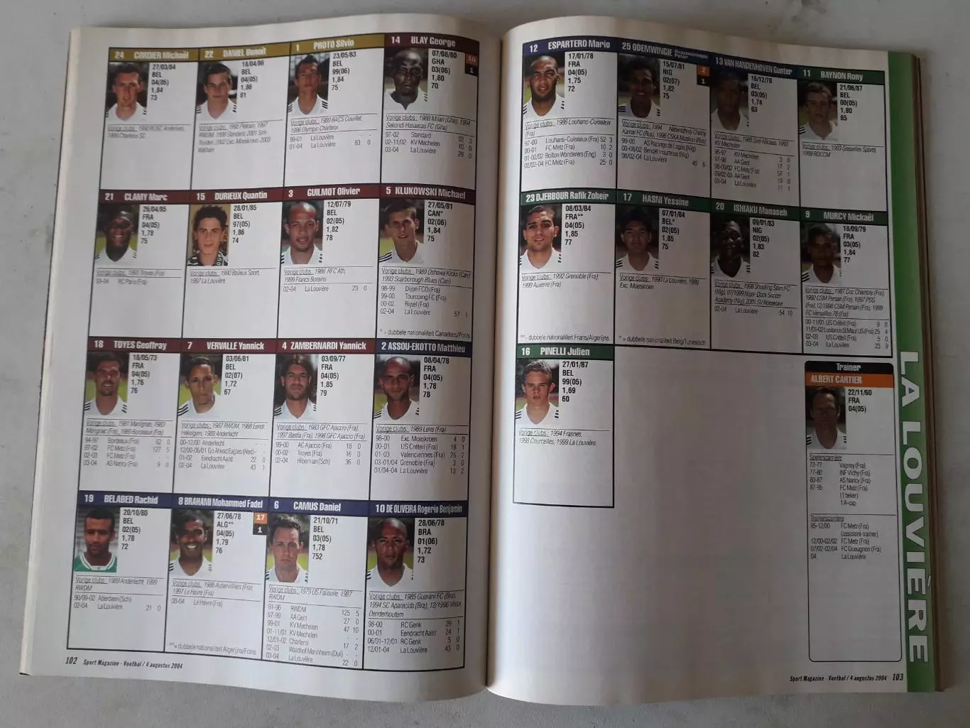 Sport Voetbal magazine 2004/05 4