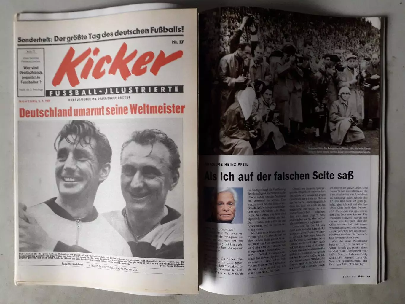 Kicker edition- 50 Jahre das Wunder von Bern 4