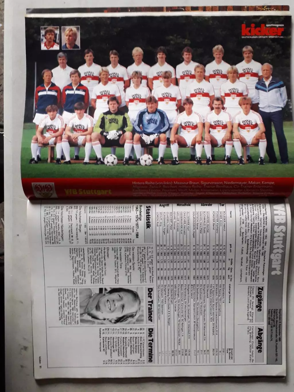 Kicker Bundesliga 1984/85 1