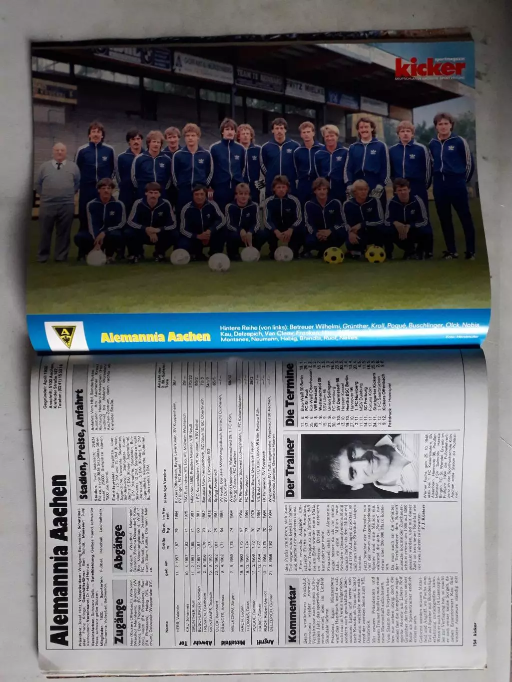 Kicker Bundesliga 1984/85 2