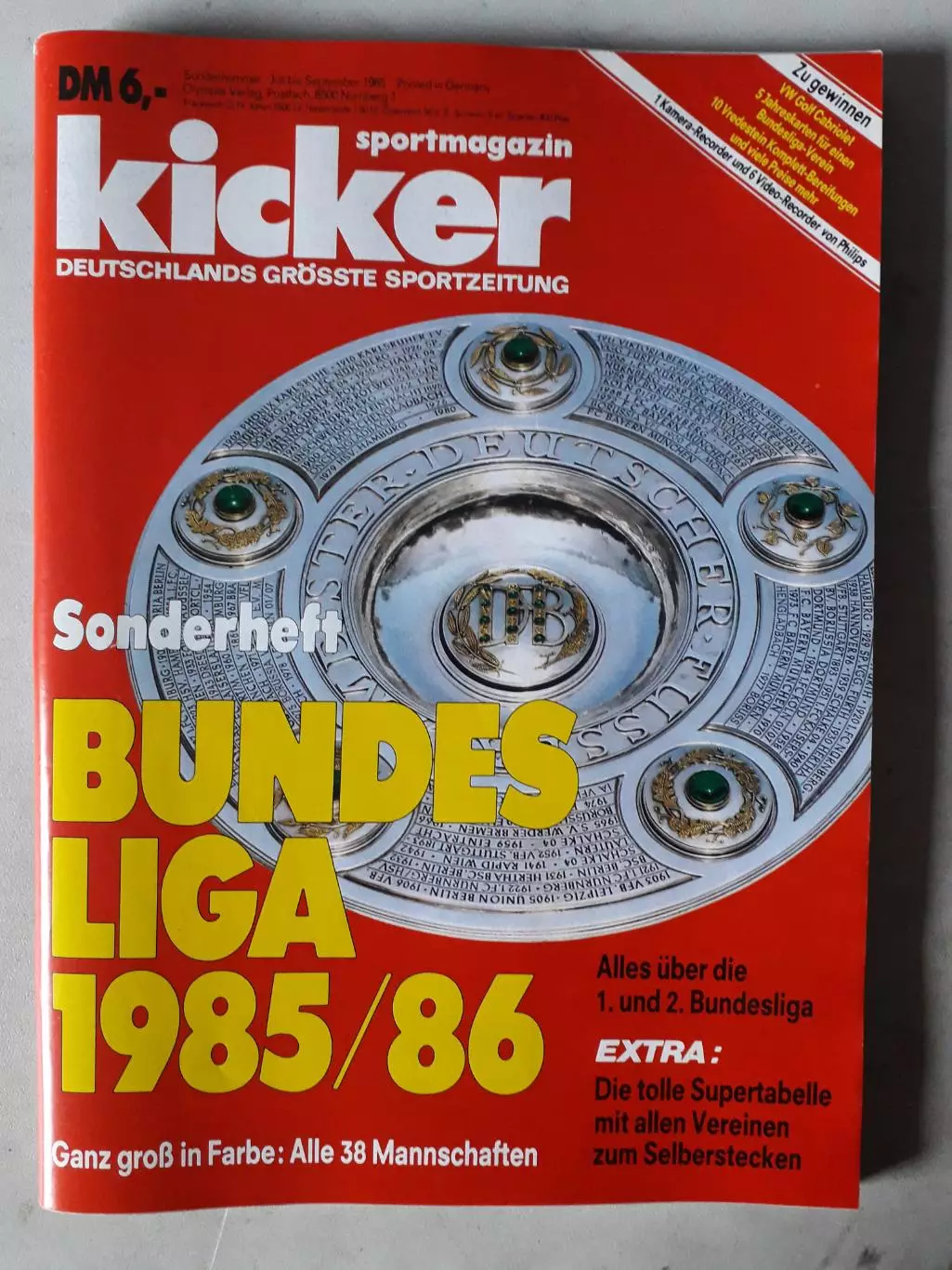 Kicker Bundesliga 1985/86