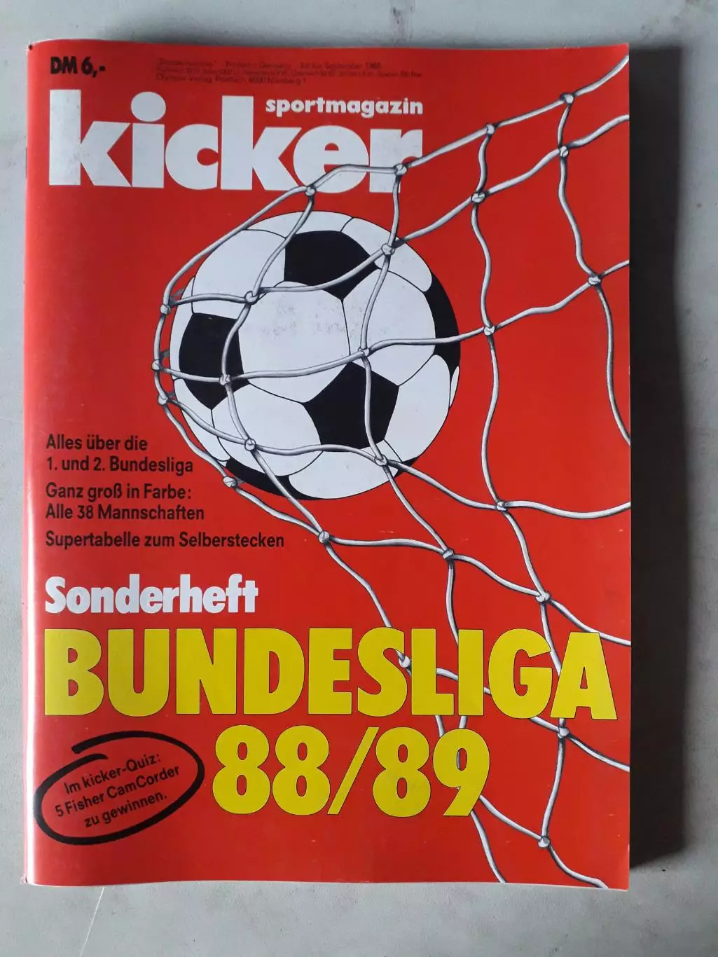 Kicker Bundesliga 1988/89