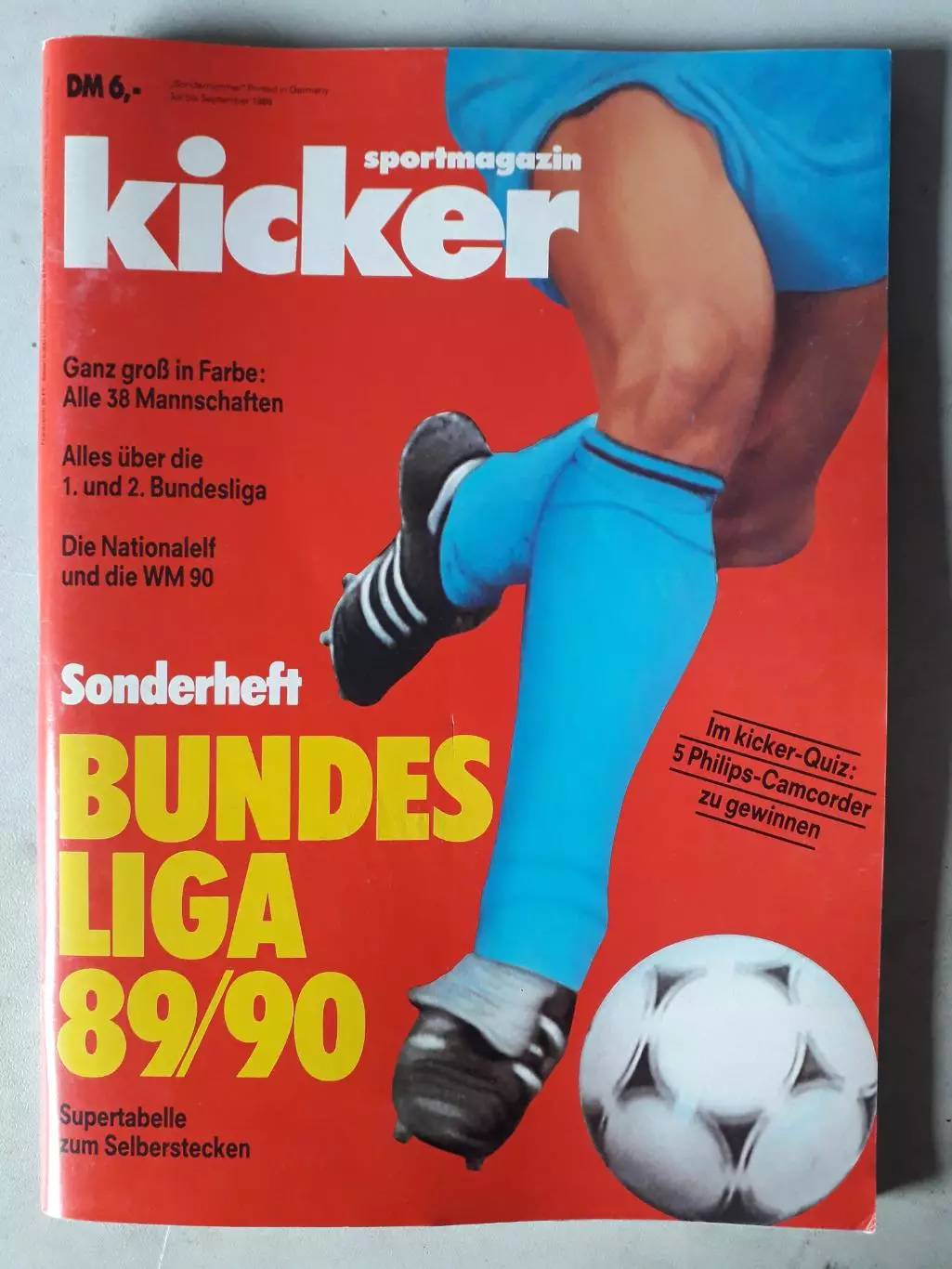 Kicker Bundesliga 1989/90