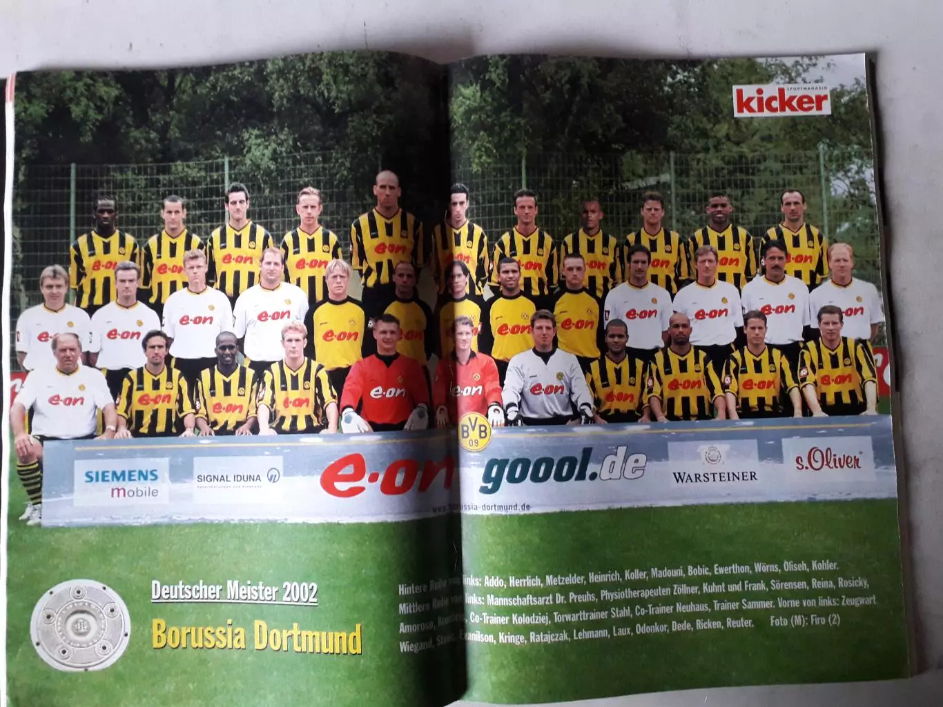 Kicker Bundesliga 2002/03 2