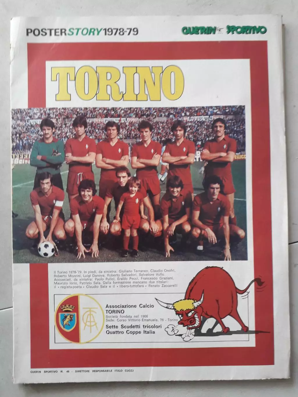 Guerin Sportivo- poster story 1978/79- Torino