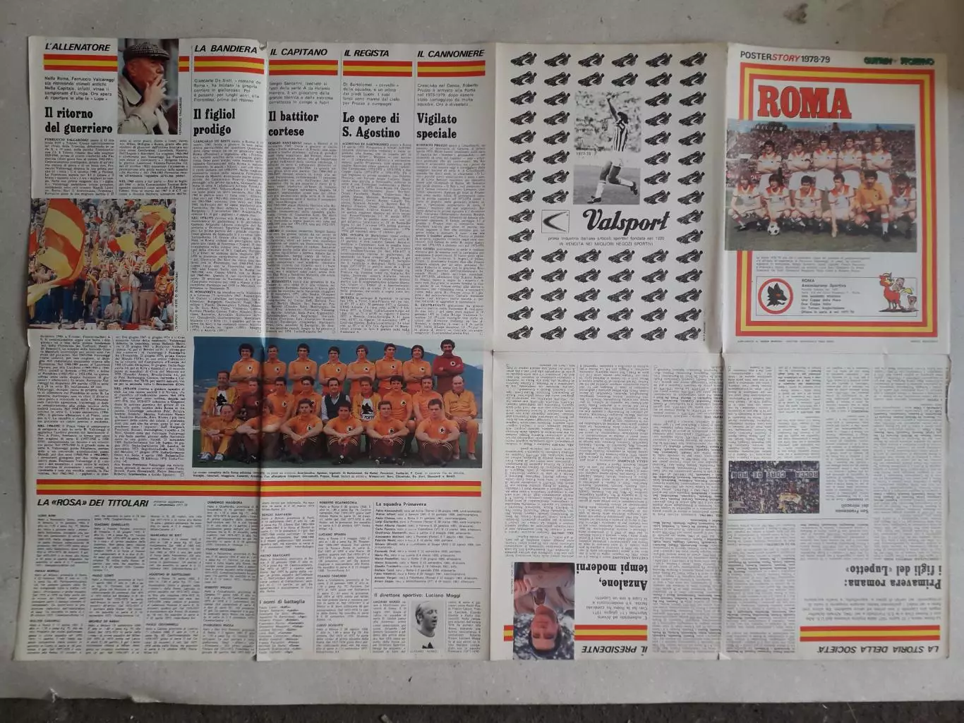 Guerin Sportivo- poster story 1978/79- Roma 1