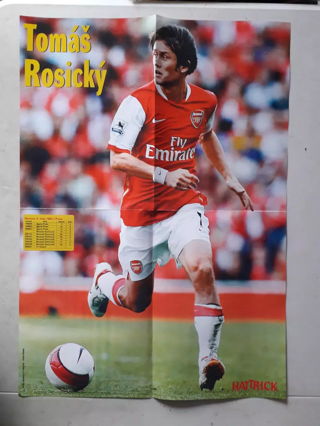 Плакат А2- Spartak Moskva,Rosicky 1