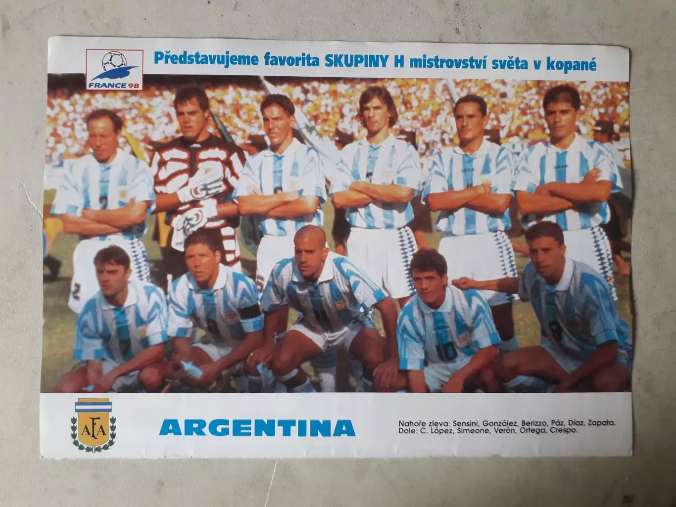 Плакат А4- Argentina