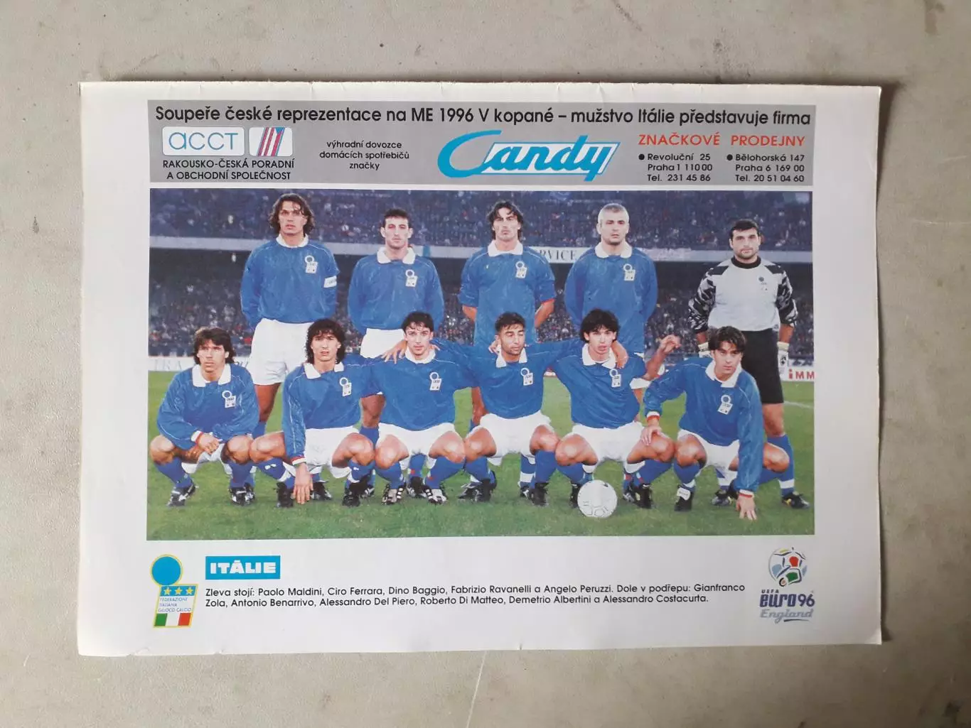 Плакат А4- Italie