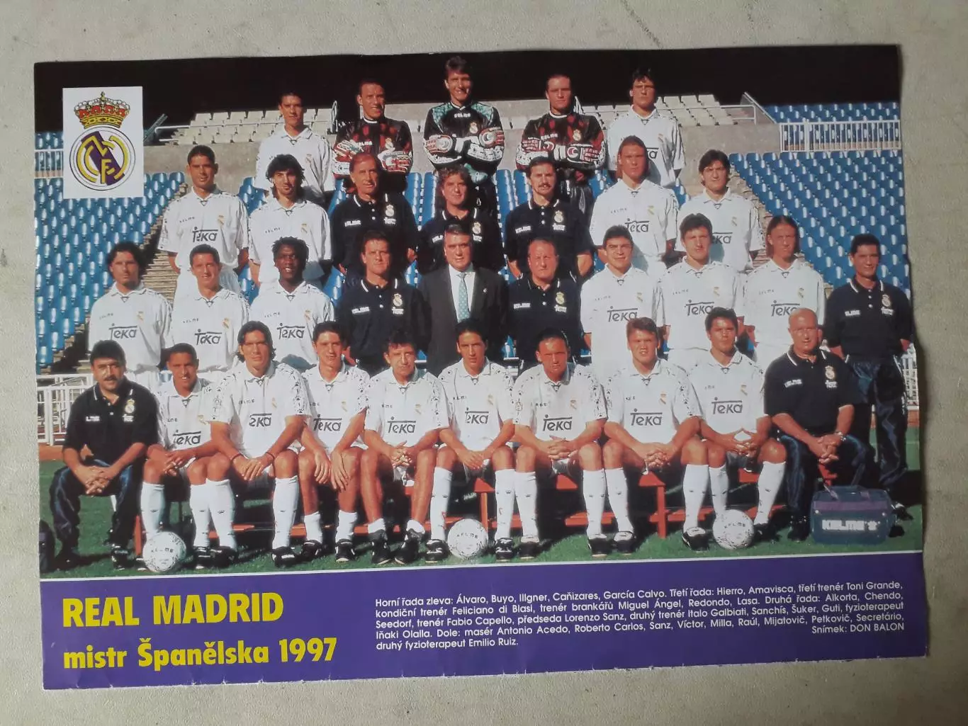 Плакат А4- Real Madrid