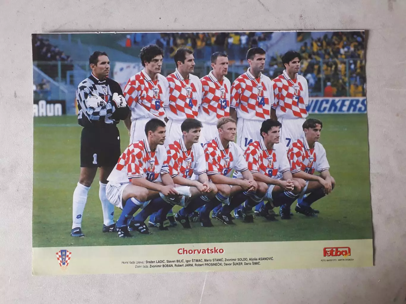 Плакат А4- Chorvatsko