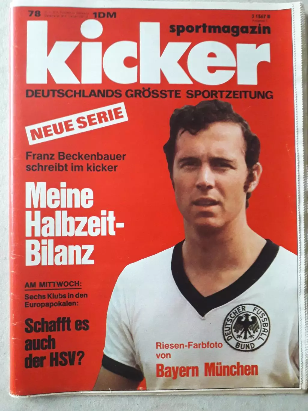 Kicker 1971 nr.78-Плакат формата А3 отсутствует