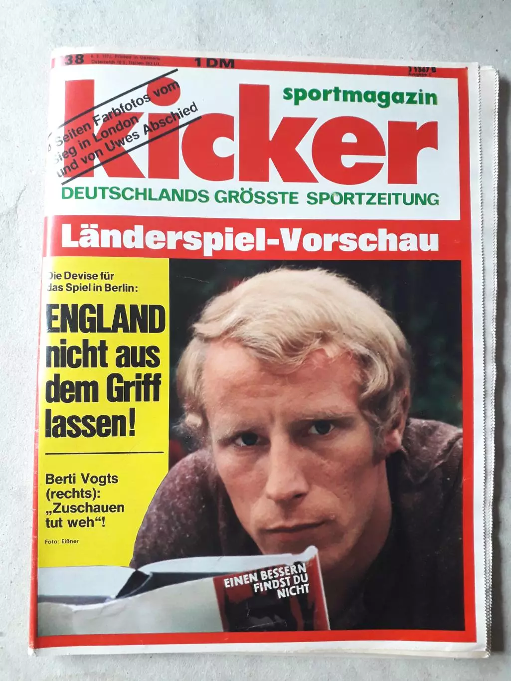 Kicker 1972 nr.38- страницы 3,4,101,102 отсутствуют