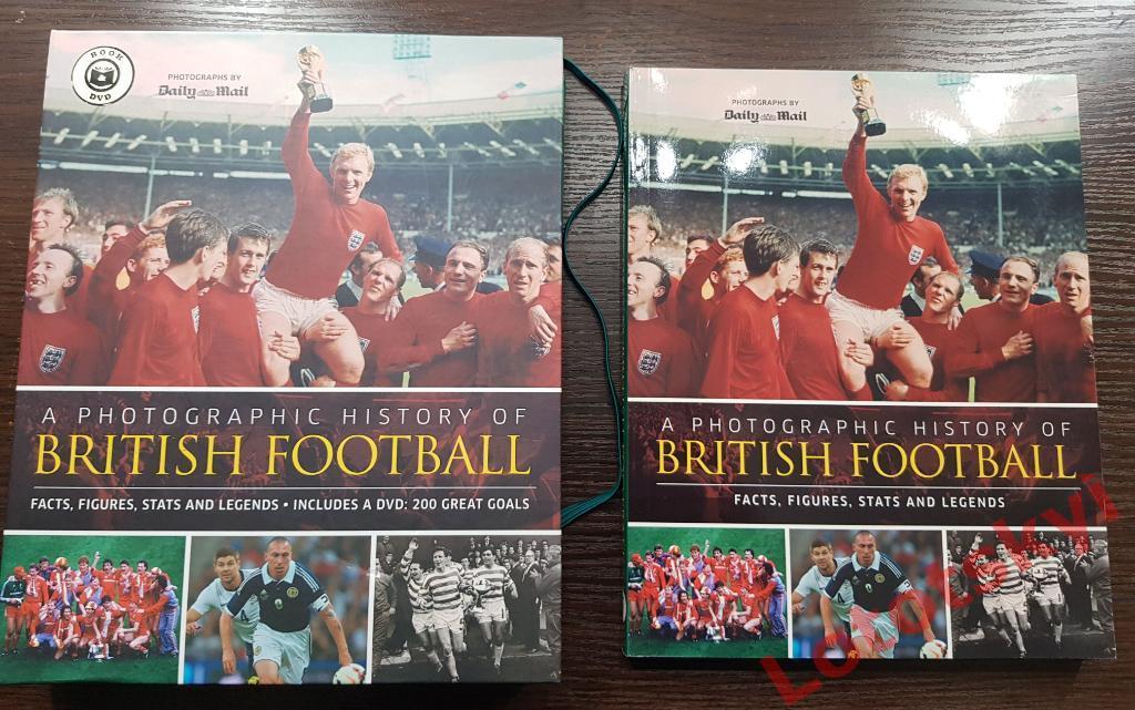 Книга A Photographic History of British Football + DVD 200 Great Goals, 2014 год 4