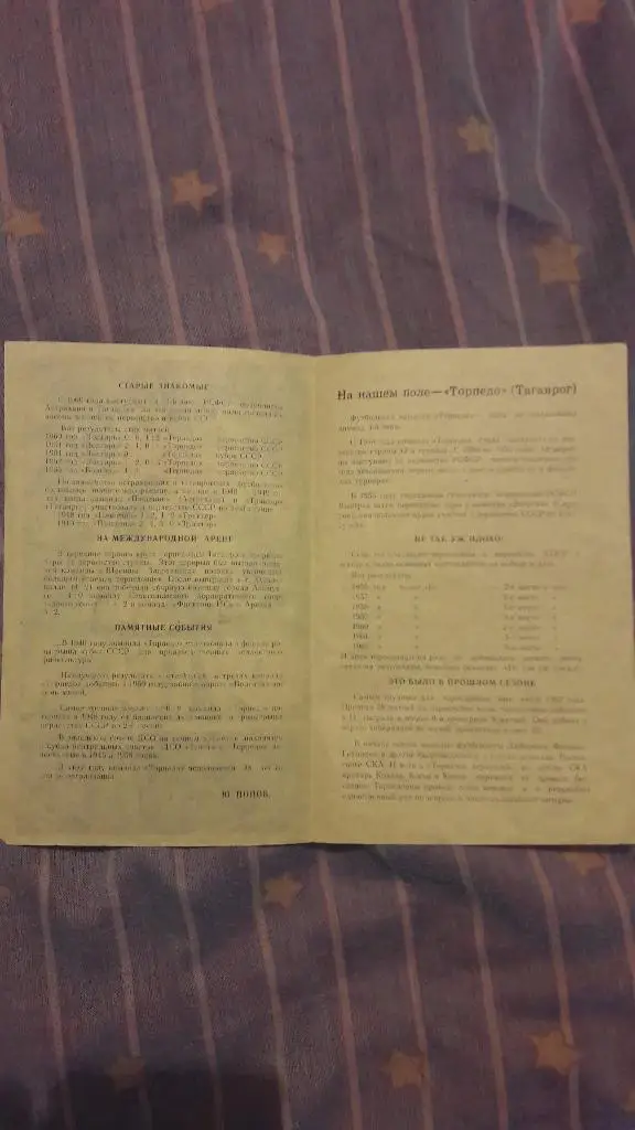 РАСПРОДАЖА! Волгарь (Астрахань) - Торпедо (Таганрог) _ 20.08.1963 1