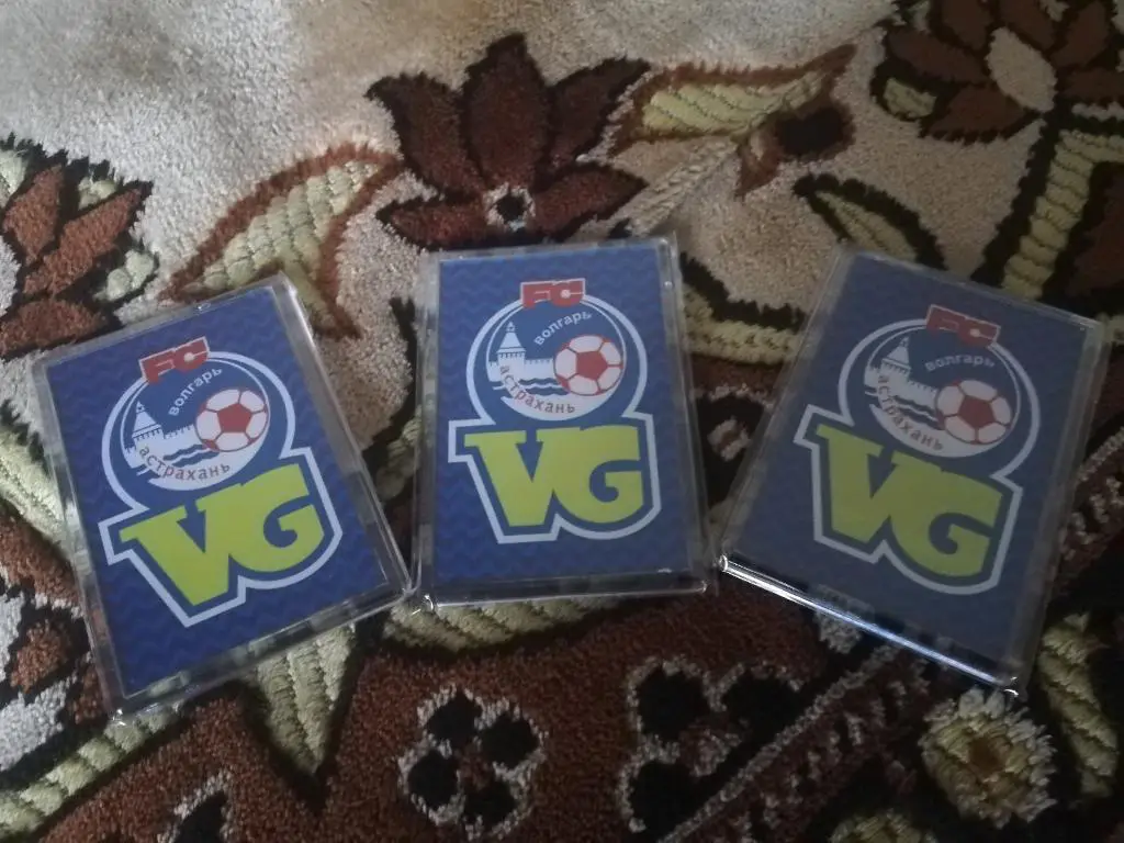 Магнит с эмблемой ФК Волгарь (Астрахань)