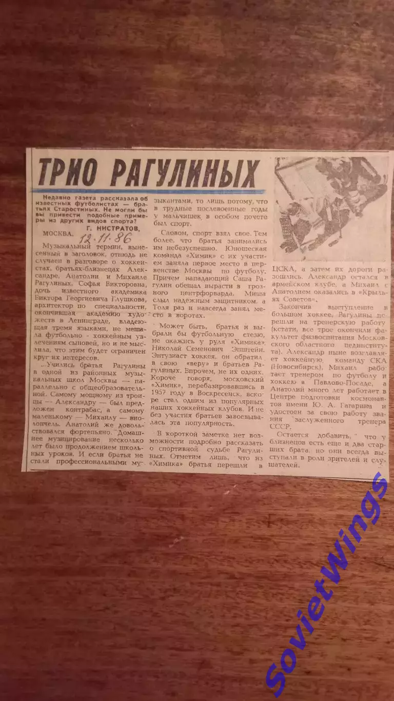 Трио Рагулиных.