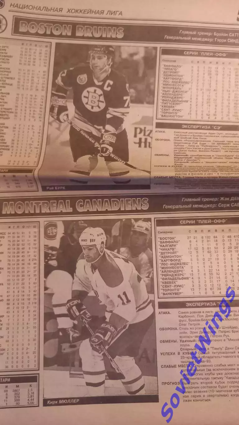 Спорт-Экспресс НХЛ 1994 1