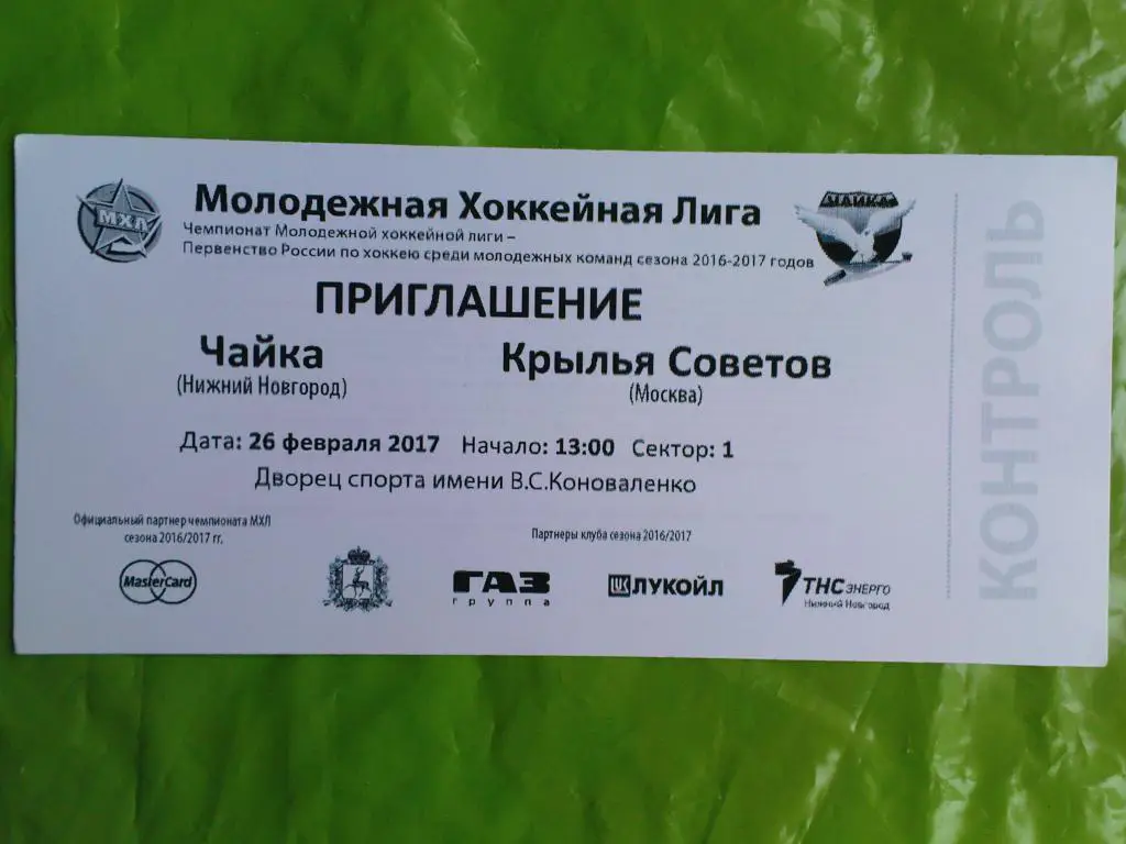 Чайка-Крылья Советов 2017