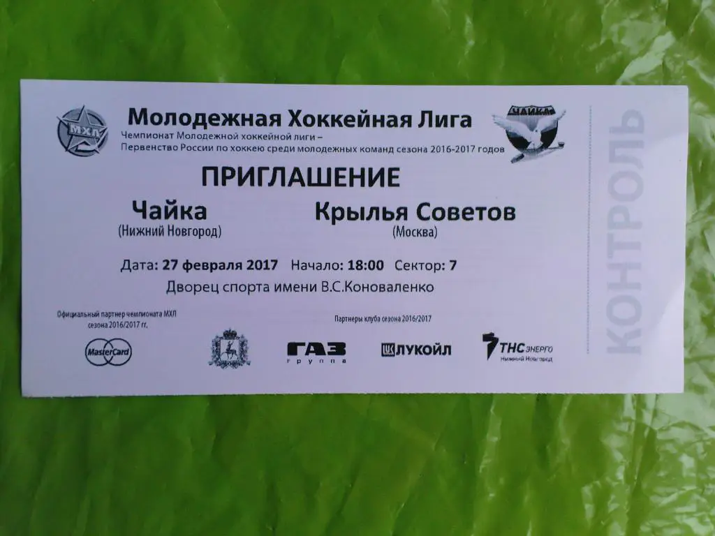 Чайка-Крылья Советов 2017