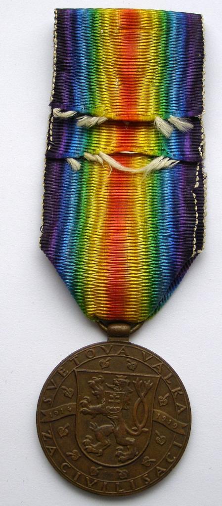 Чехословакия.Медаль Победы в Первой Мировой войне. 2