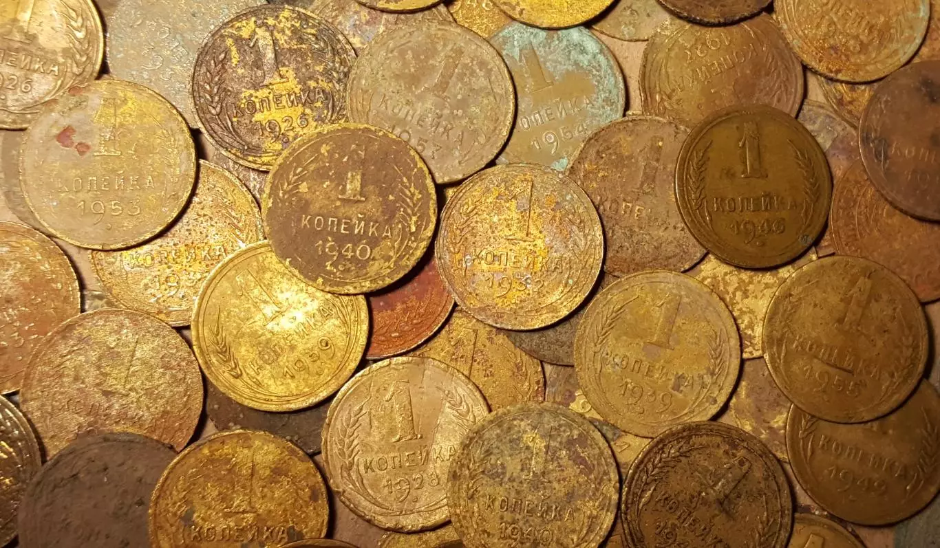 Набор 73шт. Копеек 1924 - 1957гг. 1