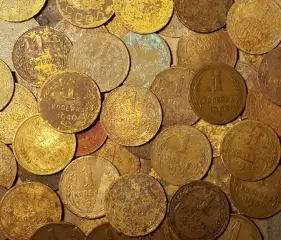 Набор 73шт. Копеек 1924 - 1957гг.