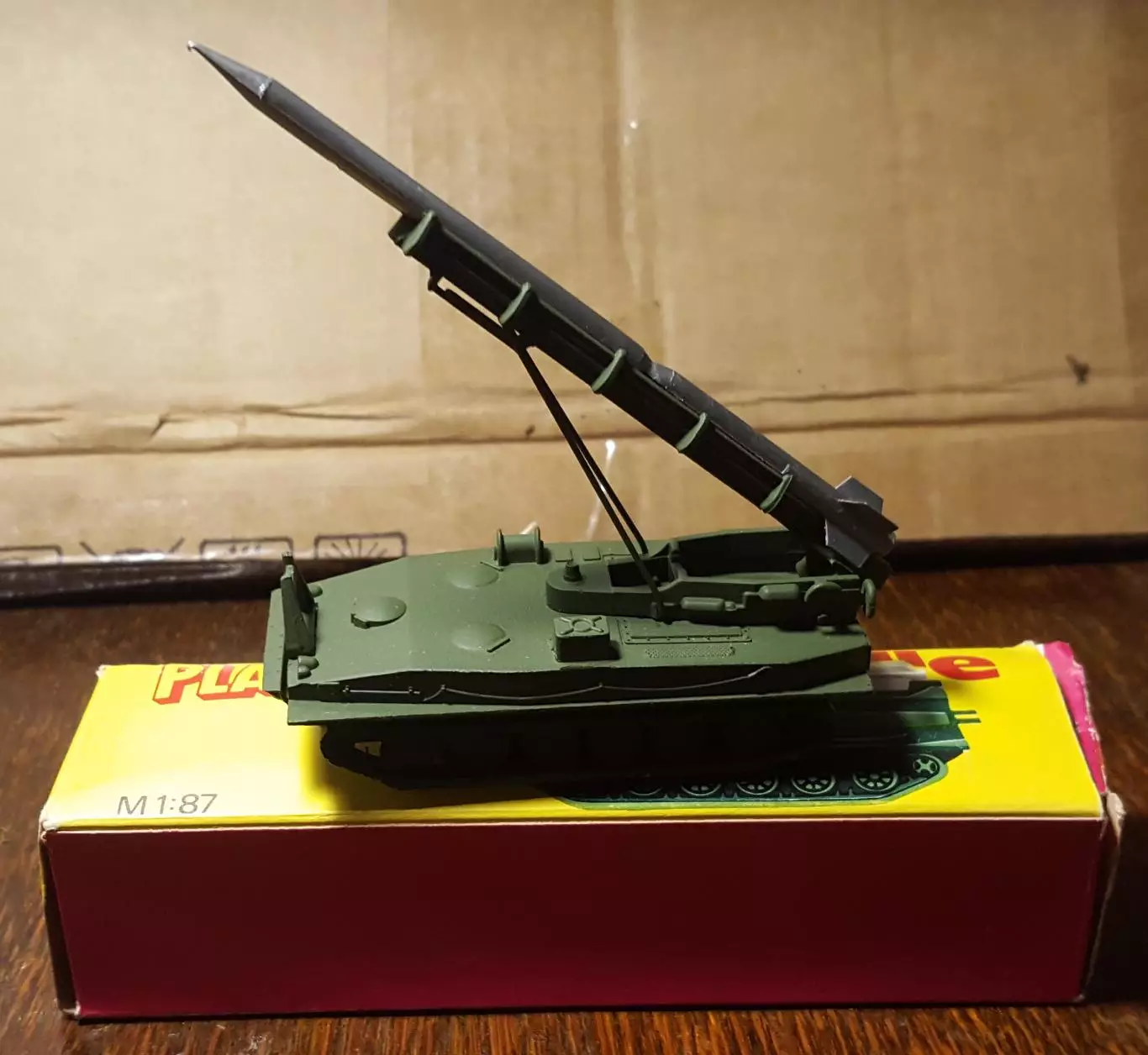 СССР. МОДЕЛЬ ГДР.Военная техника. Тягость с ракетой ВкоробкеРедкая. №2 3