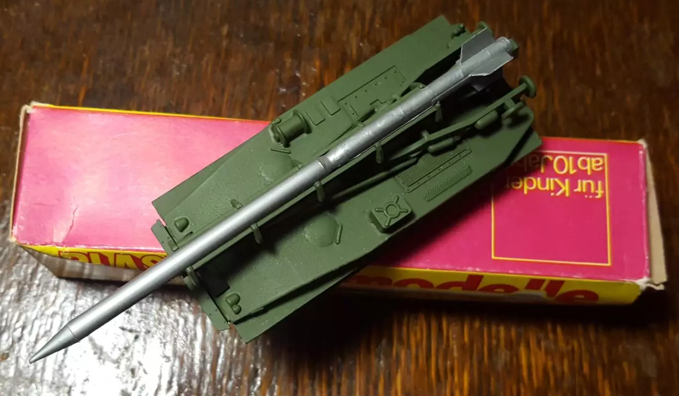 СССР. МОДЕЛЬ ГДР.Военная техника. Тягость с ракетой ВкоробкеРедкая. №2 4