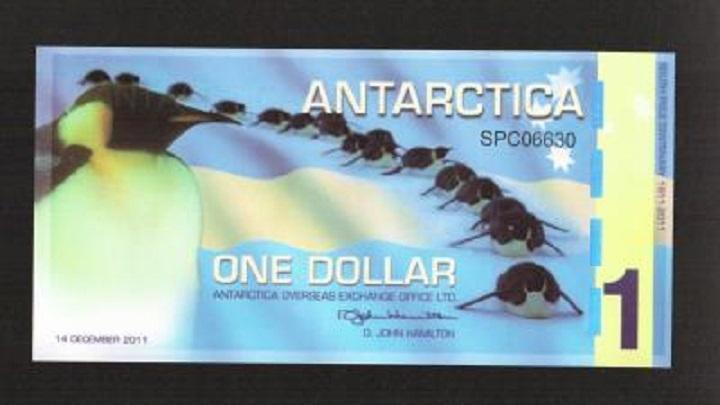 Антарктика 1 доллар 2011 aUNC 1