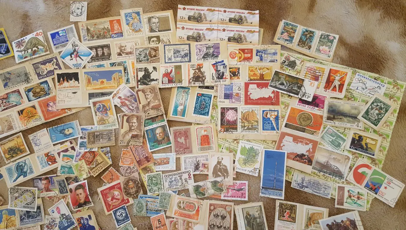 591 шт. Марки - кучка, всяко- разно!!! 3