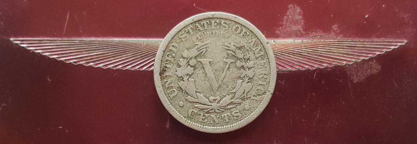 Очень хорошие не частые 5 центов 1911г, США,Оригинал! 1