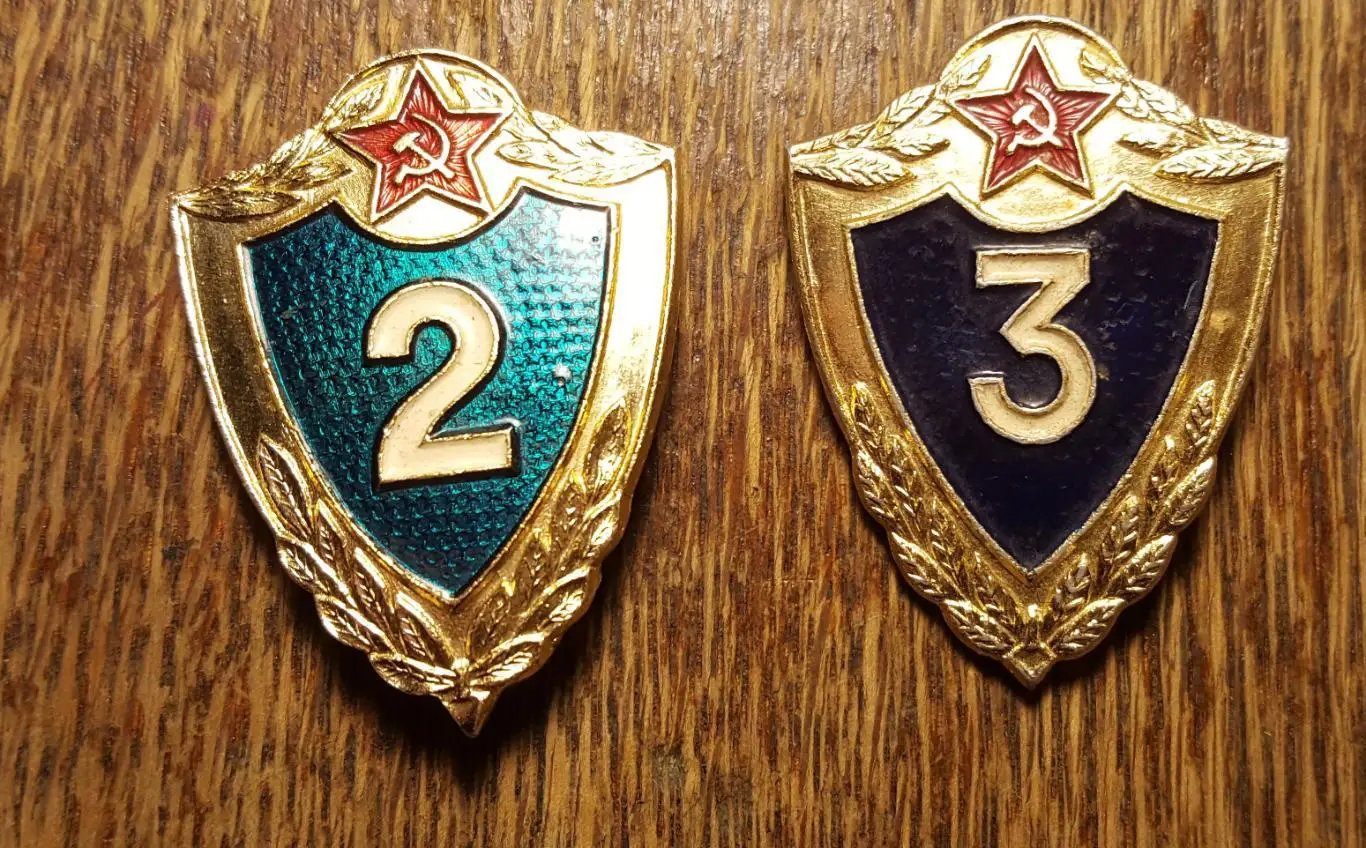 НаборКласность 2 + 3 солдат ВС. СССР.