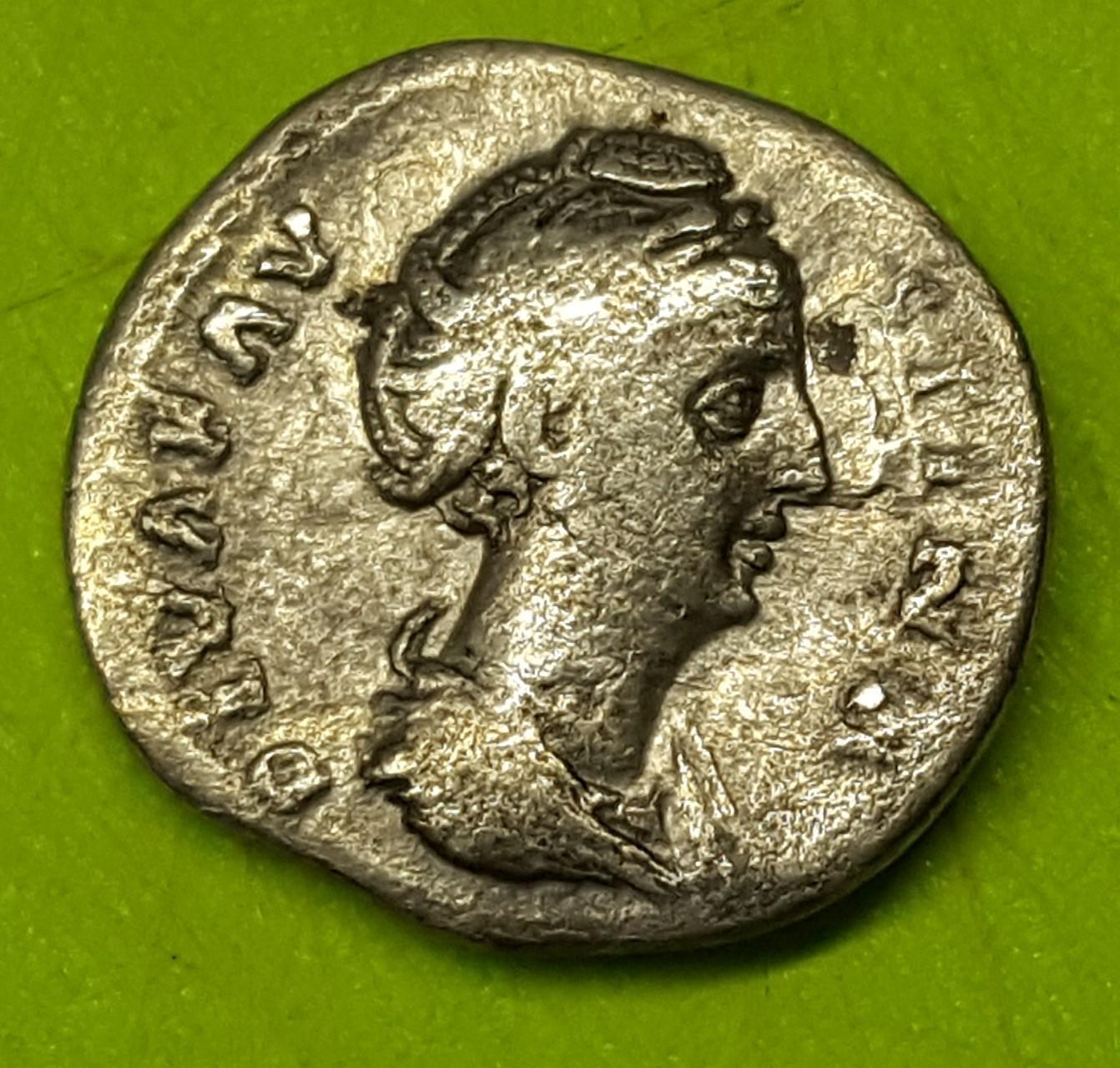 Римской империи - Рим 141-161 гг. н.э. - Diva Faustina IСеребро100% Оригина