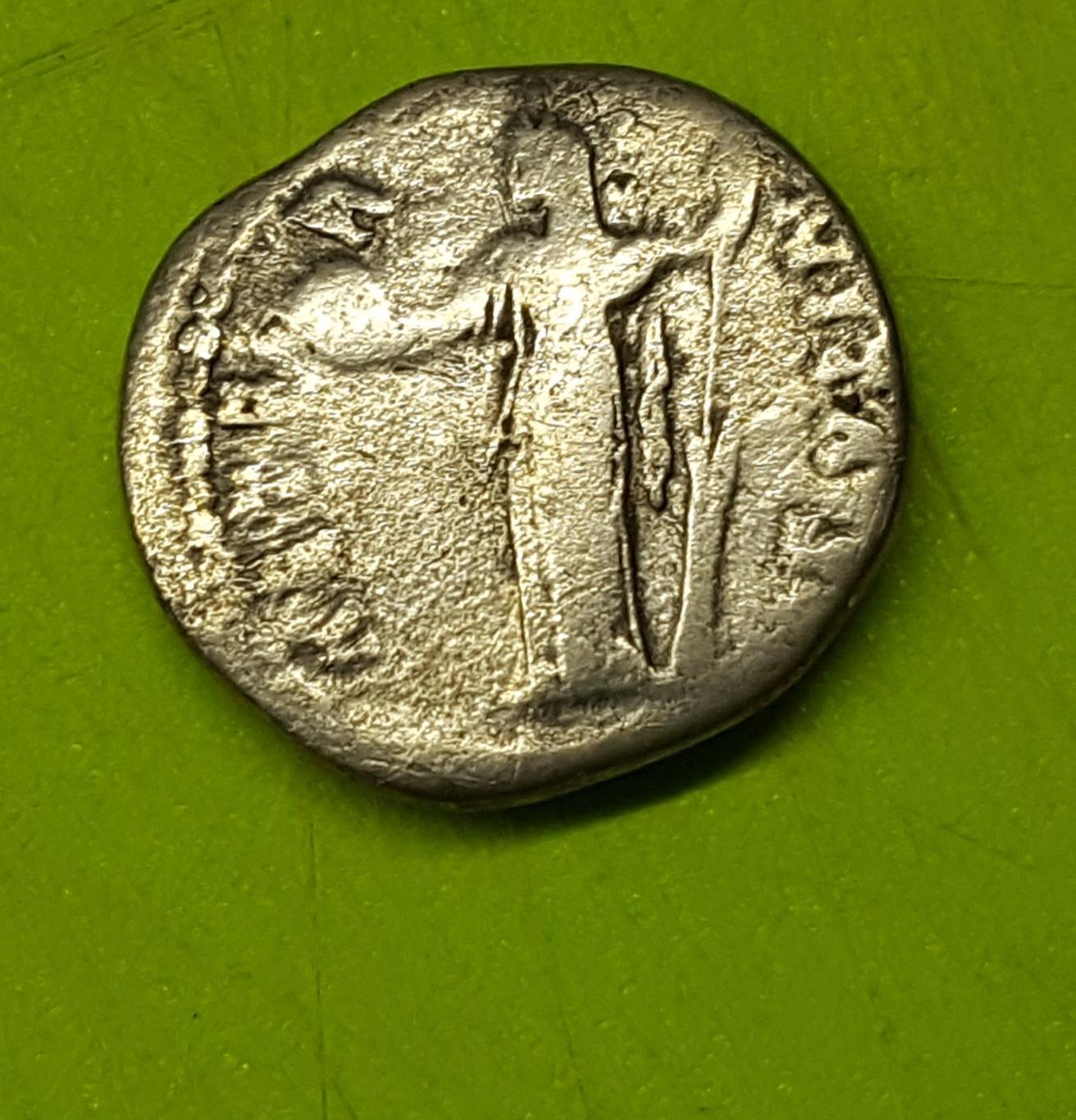 Римской империи - Рим 141-161 гг. н.э. - Diva Faustina IСеребро100% Оригина 1