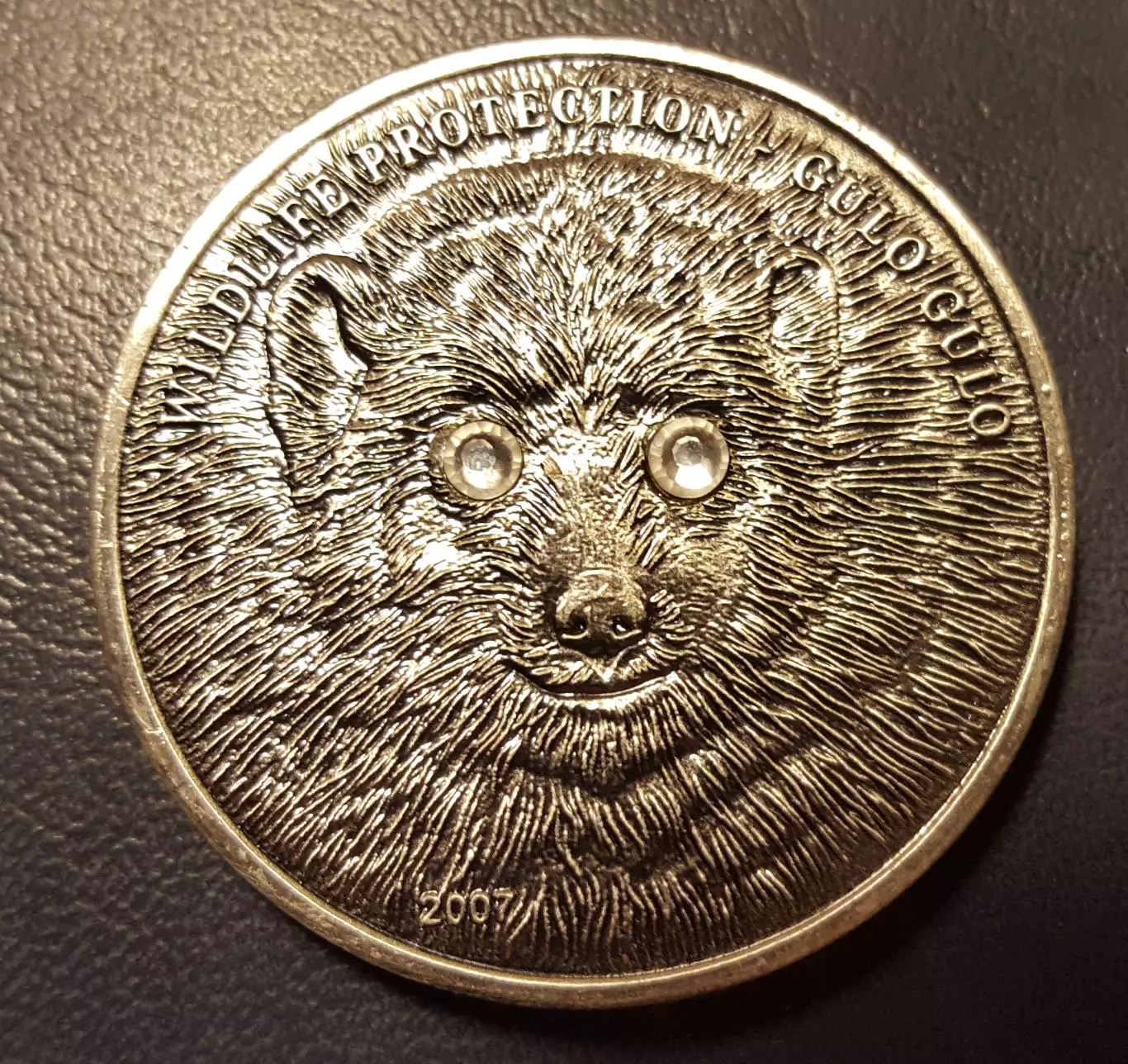 500 тугриков 2007 Монголия Красная книга Россомаха Росомаха