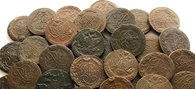 39шт. Пятаков Без повтора. от Елизаветы до Екатерины 1758 - 1796гг. Есть редкие. 2