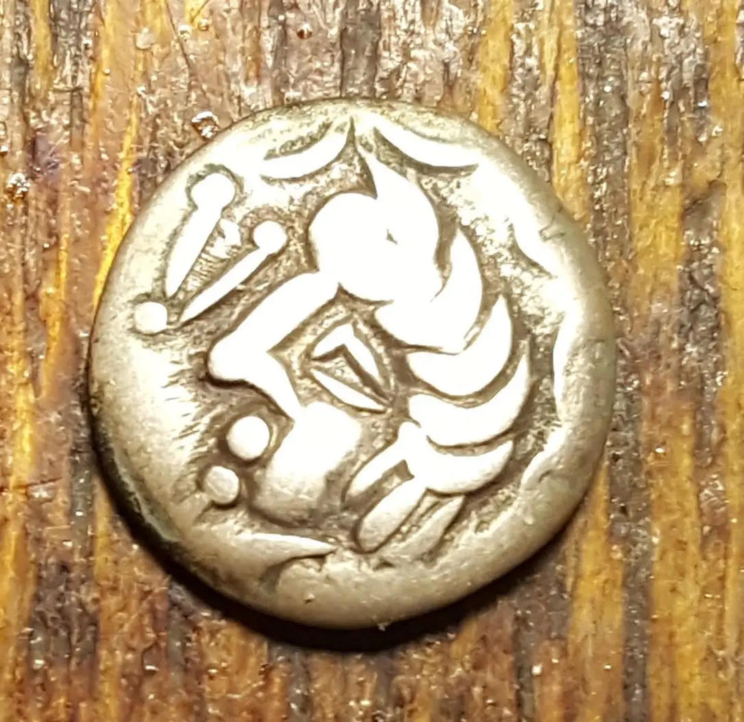 Обол,бюст/ лучник,4 - 5 век. Серебро.Редкость!Состояние супер №2.!