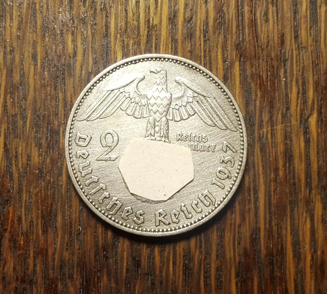 2 марки 1937г. Германия Серебро 1