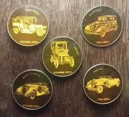 Набор Значков АвтомобилиСССР Винтаж
