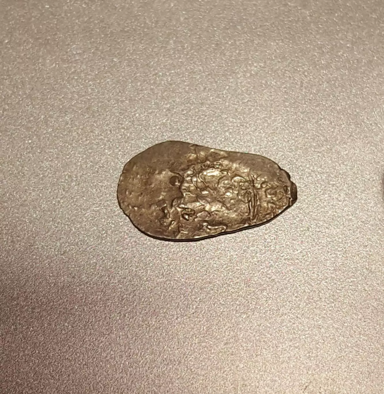 Чешуя Удельная денга , князь Василий Темный !! Редкость 1