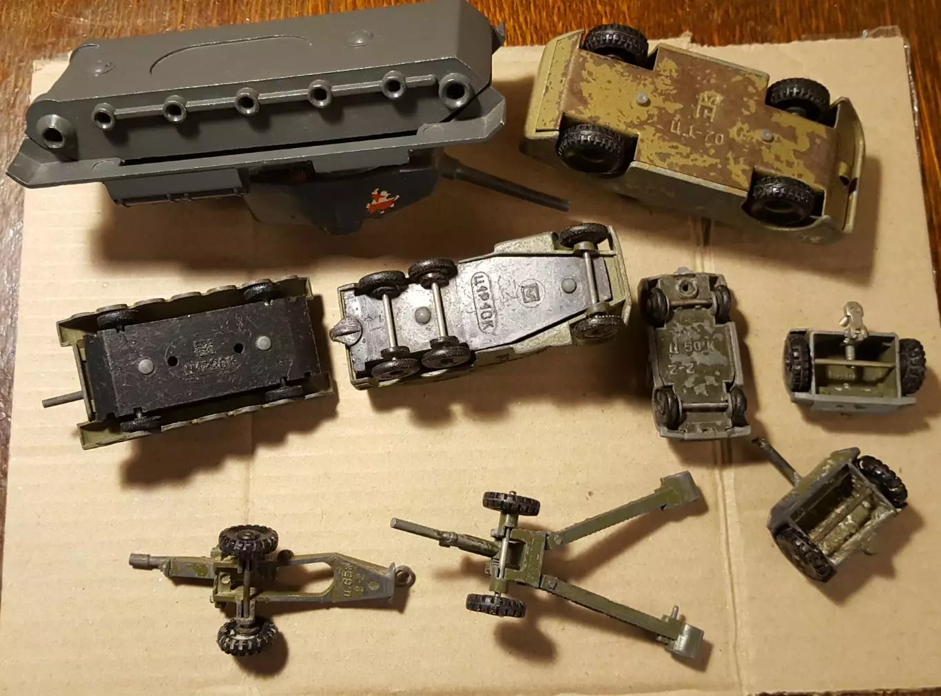 СССР. Комплект Военная техника танк пушка и другие 4