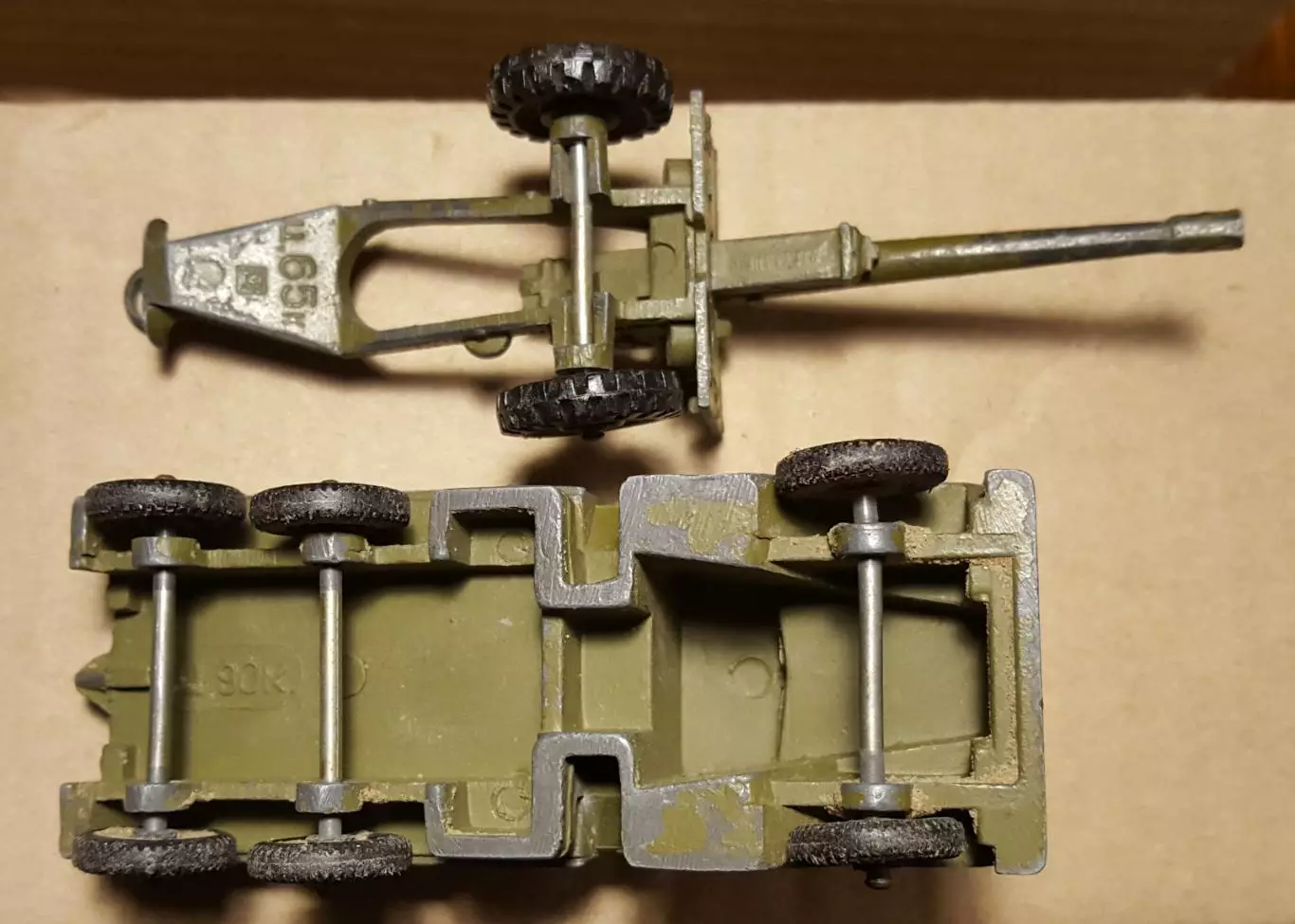 СССР. Военная техника..ПУШКА ПОЛЕВАЯ (С ДЛИННЫМ СТВОЛОМ) Машина урал5