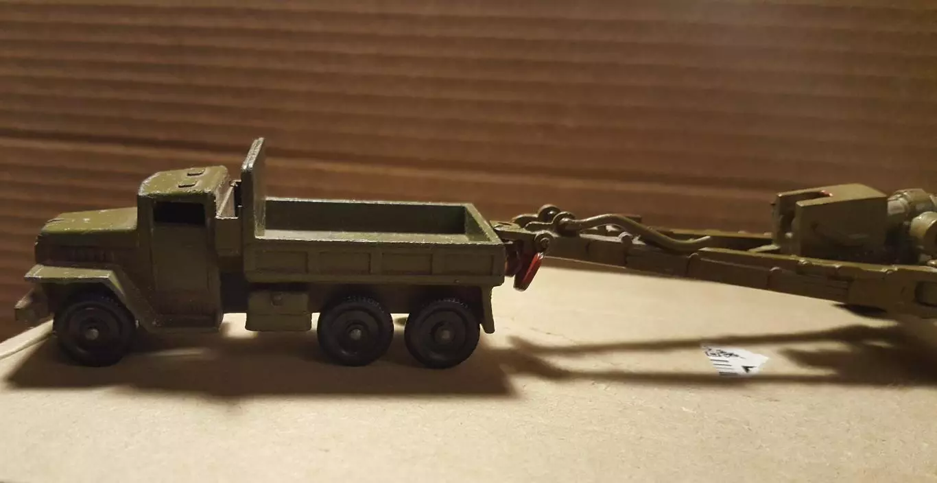 СССР. Военная техника..ПУШКА Большая(С ДЛИННЫМ СТВОЛОМ) Машина урал или краз2