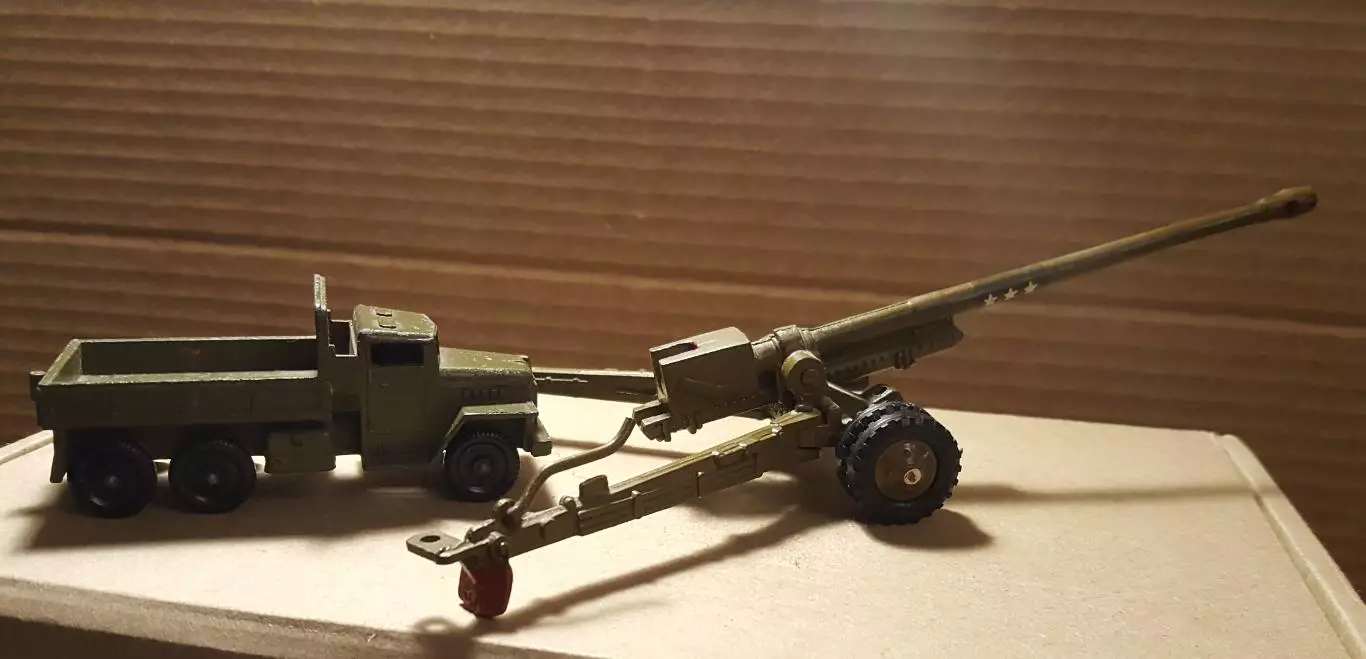 СССР. Военная техника..ПУШКА Большая(С ДЛИННЫМ СТВОЛОМ) Машина урал или краз4