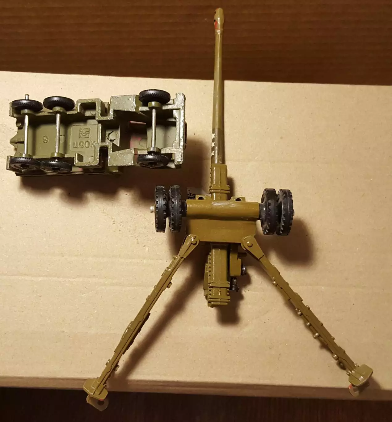 СССР. Военная техника..ПУШКА Большая(С ДЛИННЫМ СТВОЛОМ) Машина урал или краз5