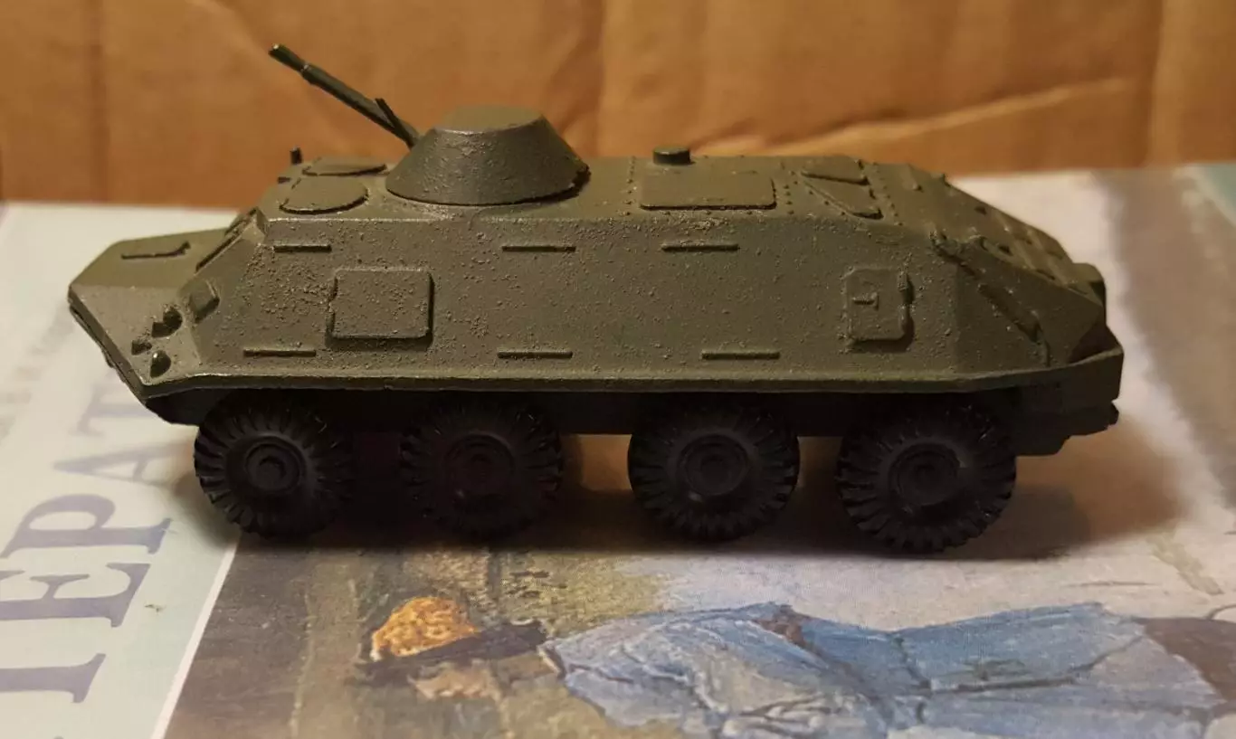 СССР. МОДЕЛЬ ГДР.Военная техника.БТР металл.Редкая. 2