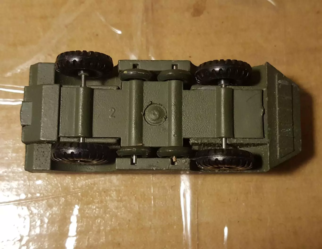 СССР. МОДЕЛЬ ГДР.Военная техника.БТР металл.Редкая. №2 6